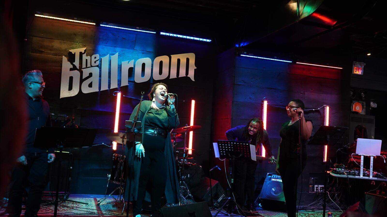 Lizzy Clarke Lighting up the Ballroom
